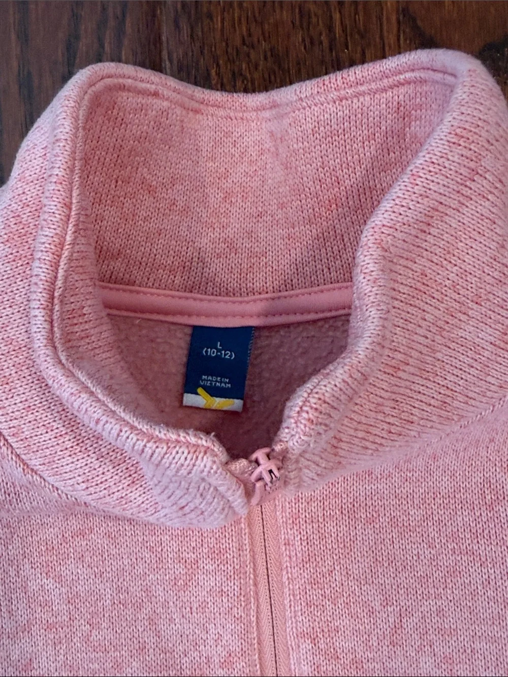 Old Navy Cozy Pink Half-Zip Fleece Pullover